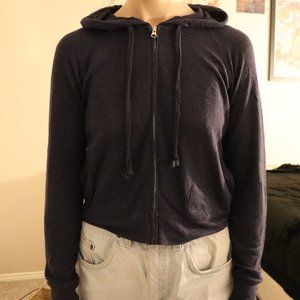 Aerie soft cropped zip up hoodie